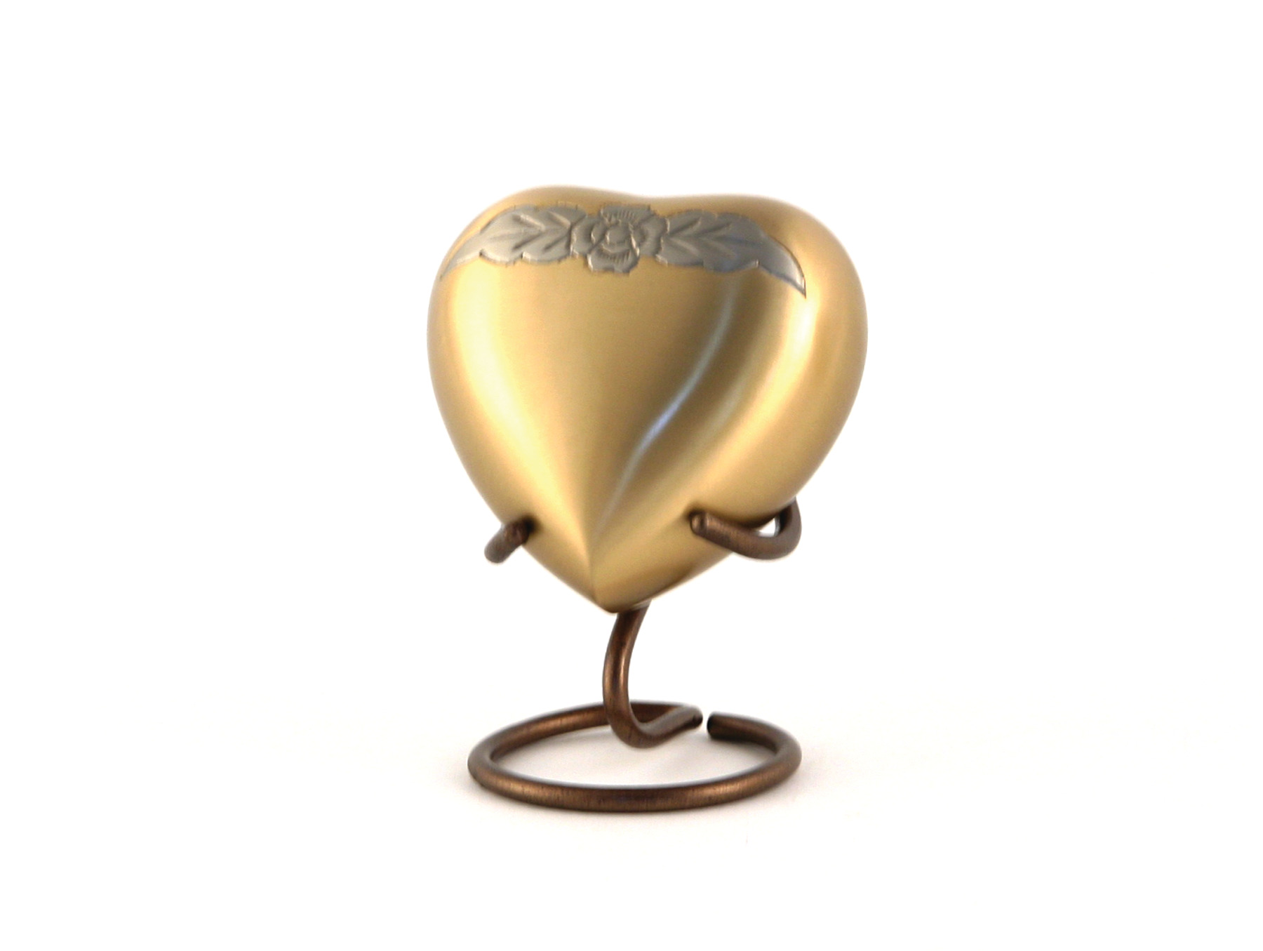 Avalon Bronze Heart Cremation Urn