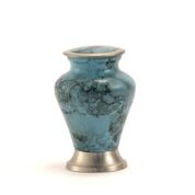 Glenwood Blue Marble Keepsake Cremation Urn