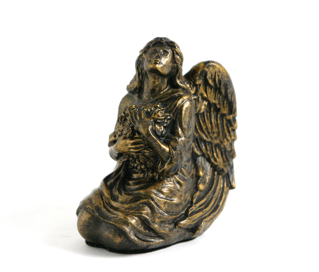 Serenity Angel Keepsake, Antique Bronze