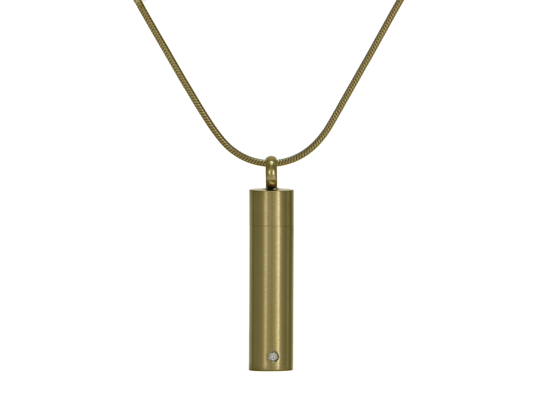 Cylinder Pendant Cremation Jewelry