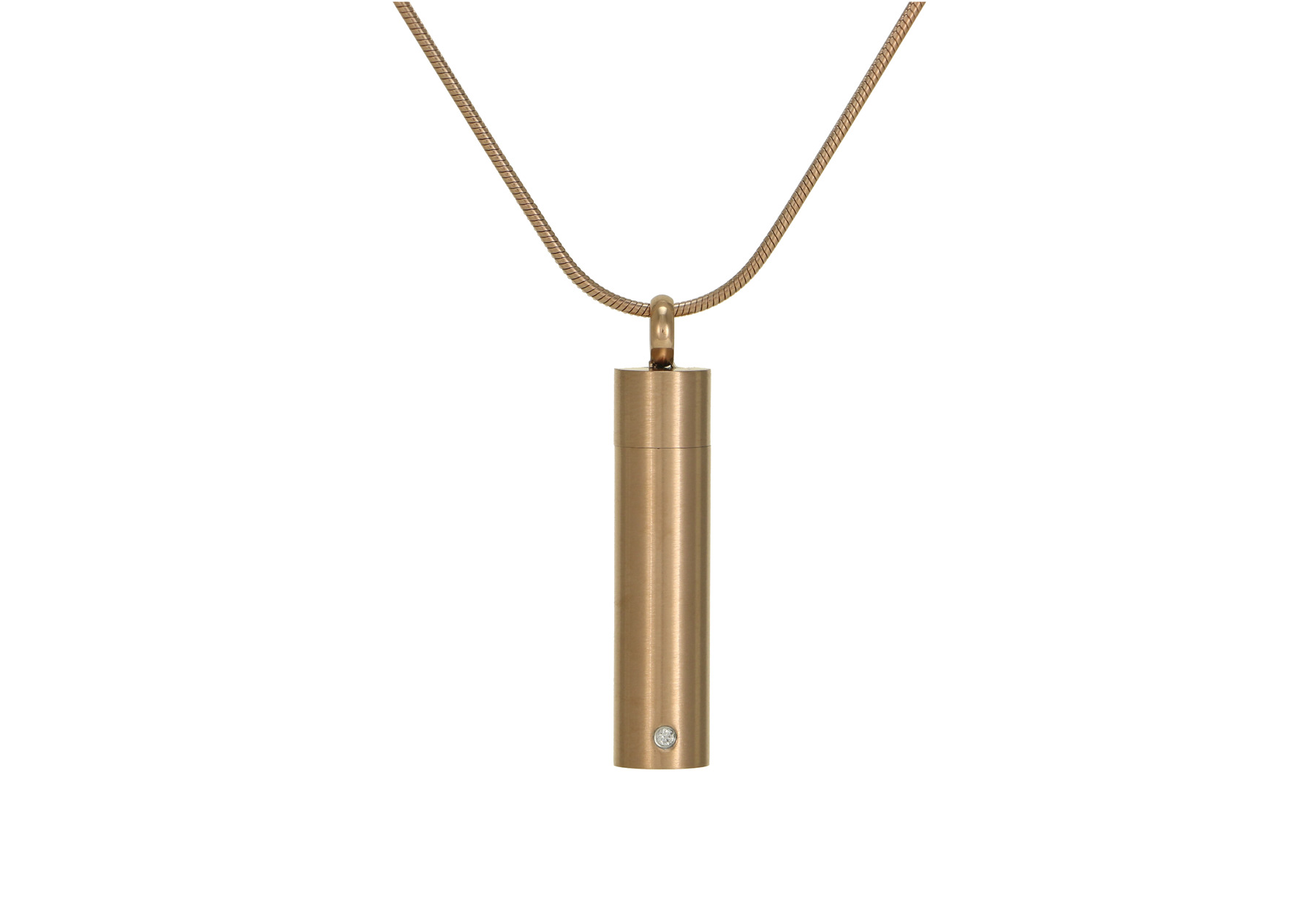 Cylinder Pendant Cremation Jewelry