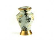 Glenwood White Marble Keepsake Cremation Urn