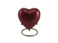 Grecian Magenta Heart Cremation Urn