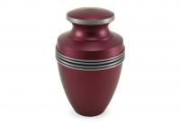 Grecian Magenta Large Cremation Urn