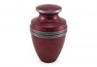 Grecian Magenta Large Cremation Urn