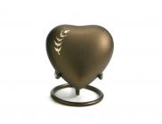 Aria Wheat Heart Cremation Urn