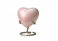 Satori Pearl Pink Heart Cremation Urn