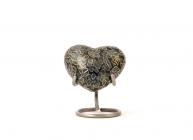 Cloisonne Essence Slate Heart Cremation Urn