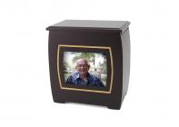 Modern Urn with Photo Frame