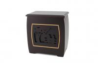 Modern Companion Urn with Couple Panel