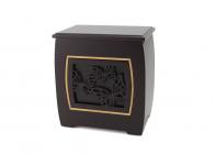 Modern Companion Urn with Butterflies Panel