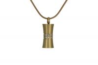 Hourglass Cremation Jewelry Pendant