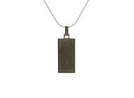 Textured Cremation Jewelry Pendant