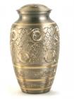 Platinum Engraved Large Cremation Urn