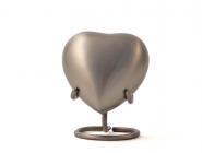 Classic Pewter Heart Cremation Urn