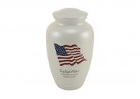 Classic American Flag Color Large Cremation Urn
