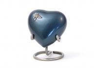 Artisan Indigo Heart Cremation Urn