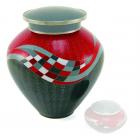 Opulence Red Large Cremation Urn