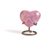 Cloisonne Essence Rose Heart Cremation Urn