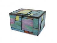 Paragon Stained Glass Geometric Memory Chest