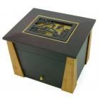 Craftsman Style Memory Chest with Cardinals Tile